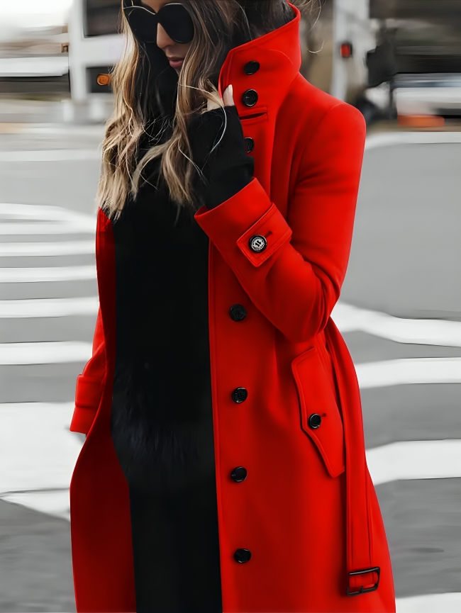 Gabardina para mujer con cinturón