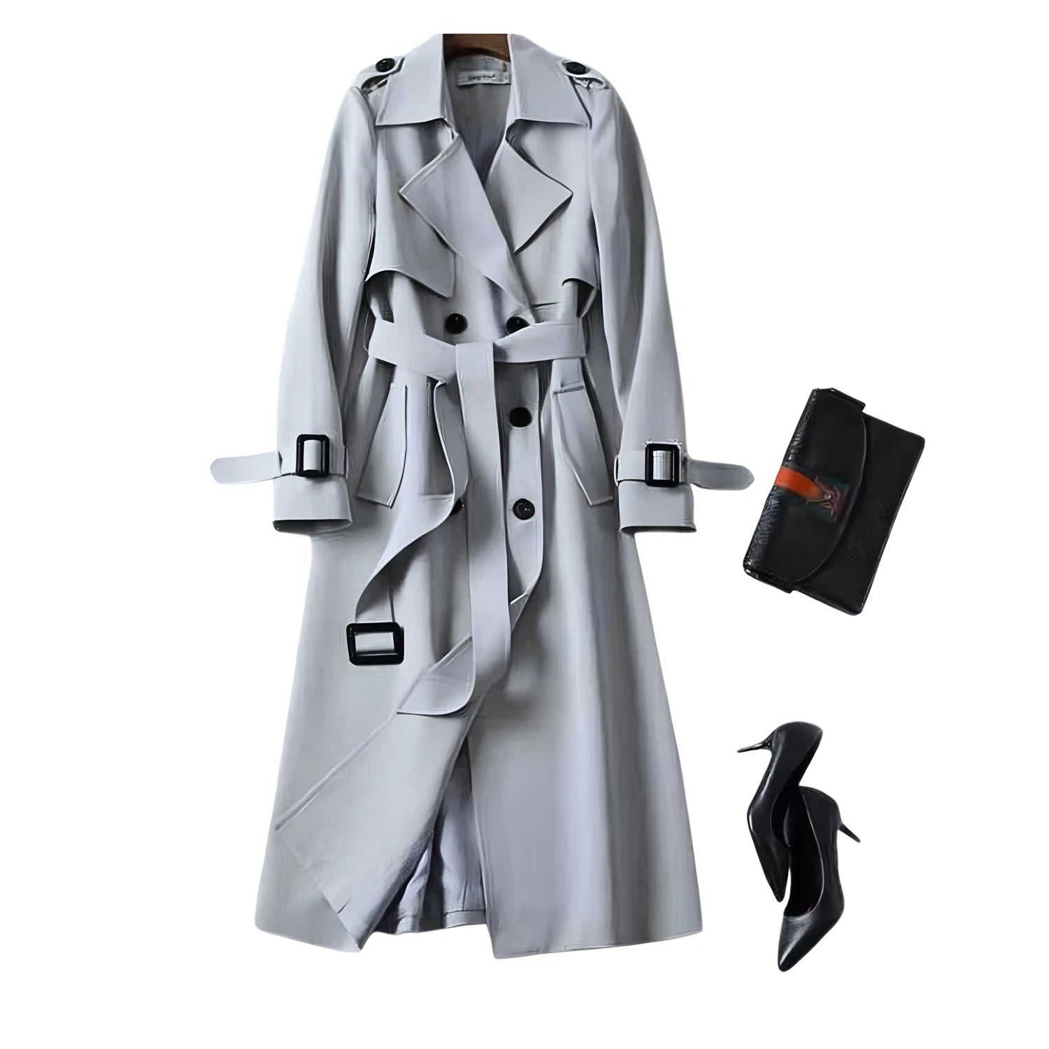 Gabardina para Mujer con Cinturón