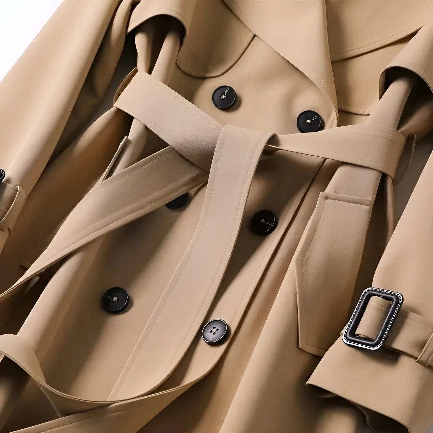 Gabardina para Mujer con Cinturón
