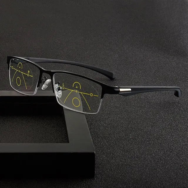 Gafas con Lentes Multifocales Progresivos para una Visión Clara