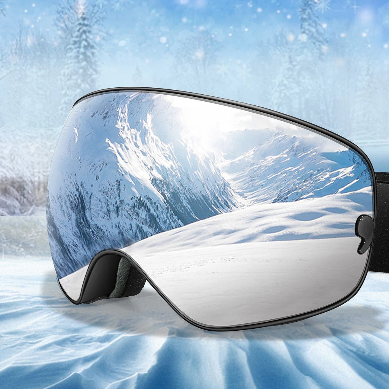 Gafas de esquí antivaho de doble capa
