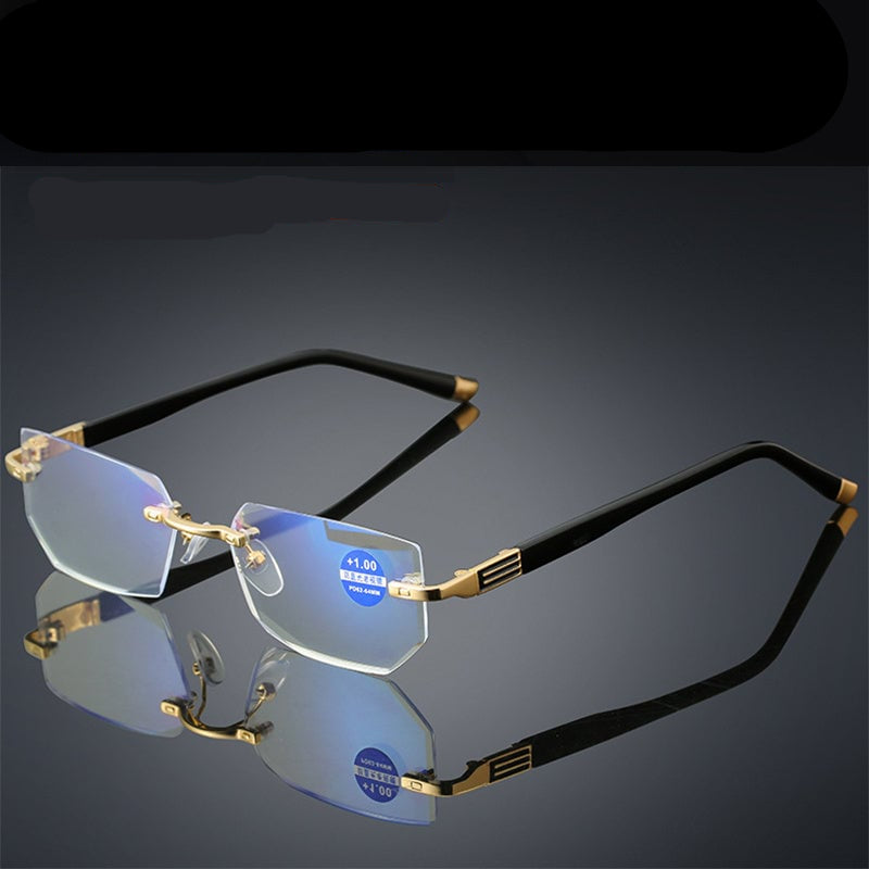 Gafas de Lectura Inteligentes para Presbicia con Lentes Multifocales | Ultraligeras y con Filtro de Luz Azul | Para Visión Cerca y Lejos | Montura de Titanio TR90