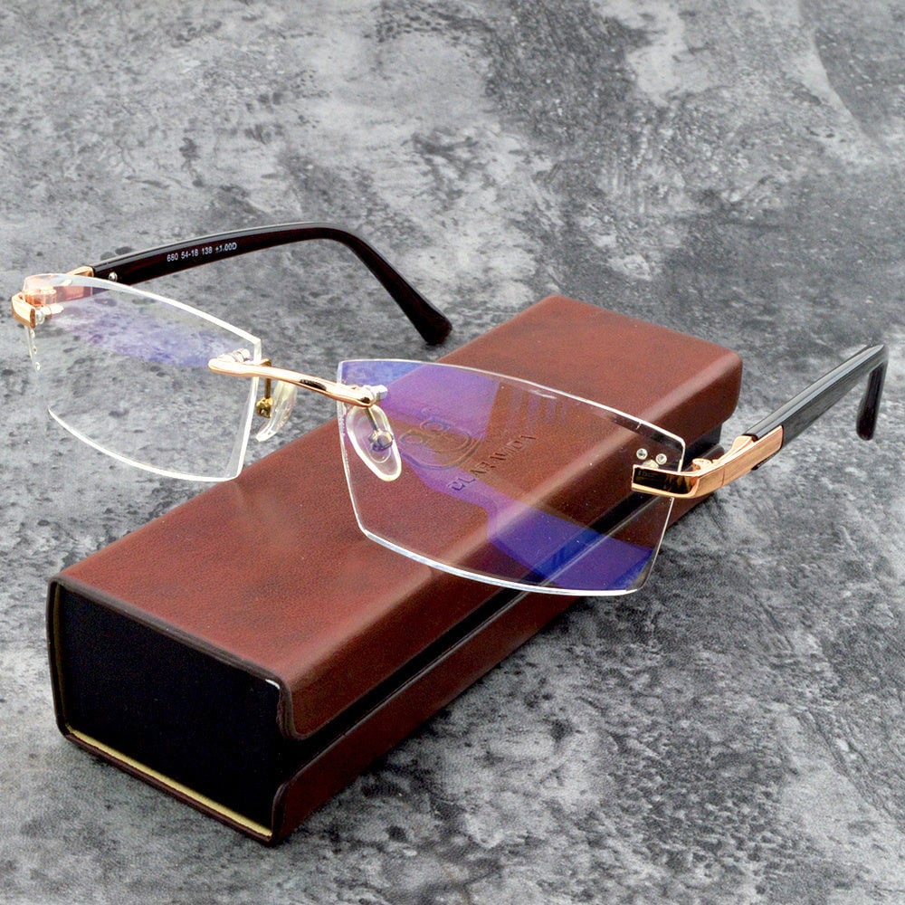 Gafas de Lectura Inteligentes para Presbicia con Lentes Multifocales | Ultraligeras y con Filtro de Luz Azul | Para Visión Cerca y Lejos | Montura de Titanio TR90