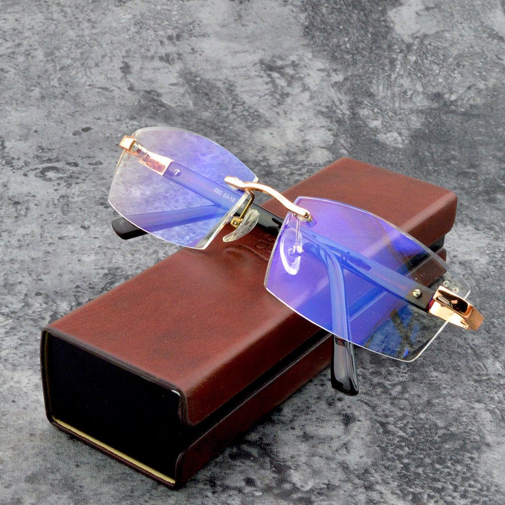 Gafas de Lectura Inteligentes para Presbicia con Lentes Multifocales | Ultraligeras y con Filtro de Luz Azul | Para Visión Cerca y Lejos | Montura de Titanio TR90