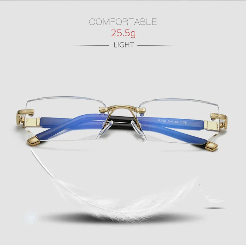 Gafas de lectura progresivas de alta dureza con filtro de luz azul para visión de lejos y de cerca