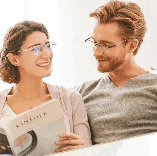 Gafas de lectura progresivas de alta dureza con filtro de luz azul para visión de lejos y de cerca