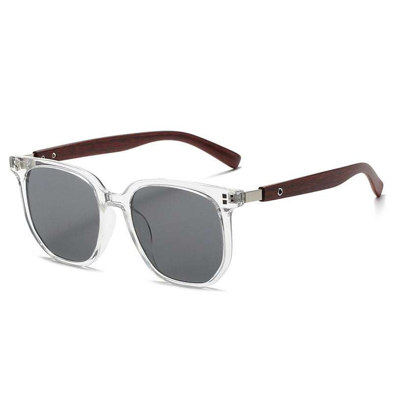 Gafas de sol de lujo estilo vintage con detalles de madera