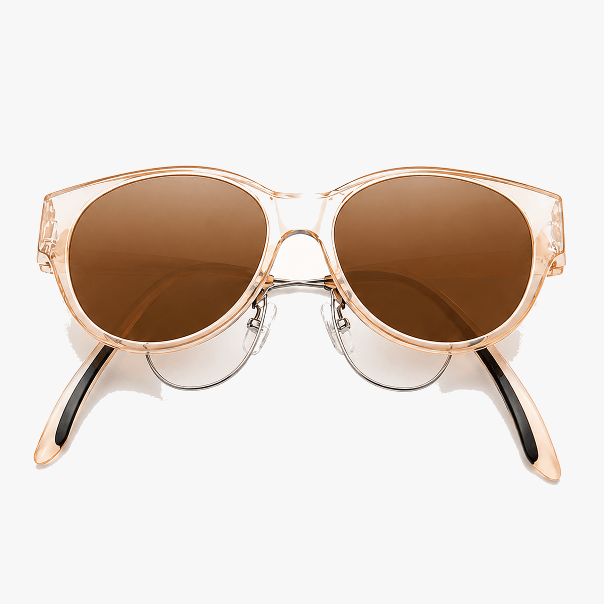 Gafas de sol oversize ojo de gato para llevar sobre gafas graduadas