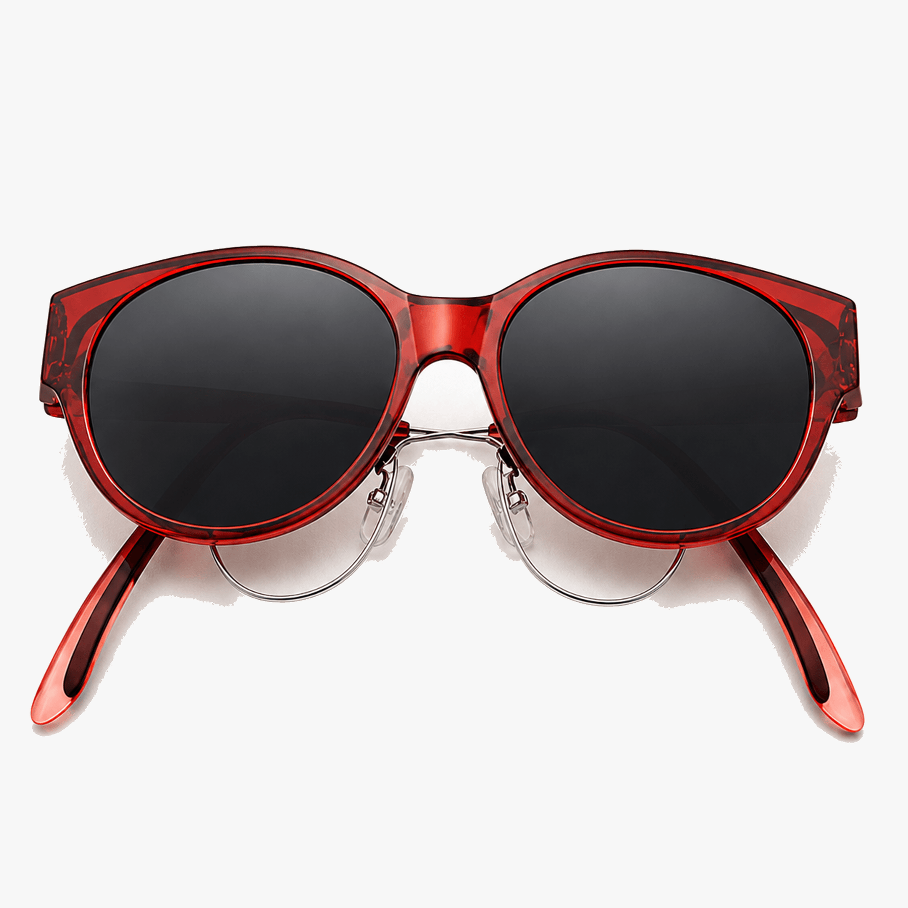 Gafas de sol oversize ojo de gato para llevar sobre gafas graduadas