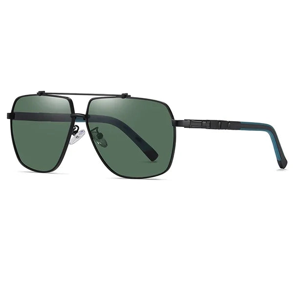 Gafas de sol para hombre con montura cuadrada y lentes polarizadas | Estilo moderno