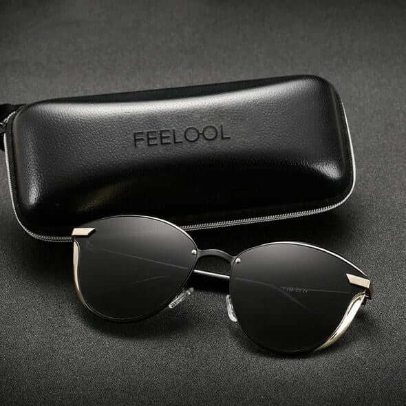 Gafas de sol para mujer estilo ojo de gato con protección UV400 y polarización