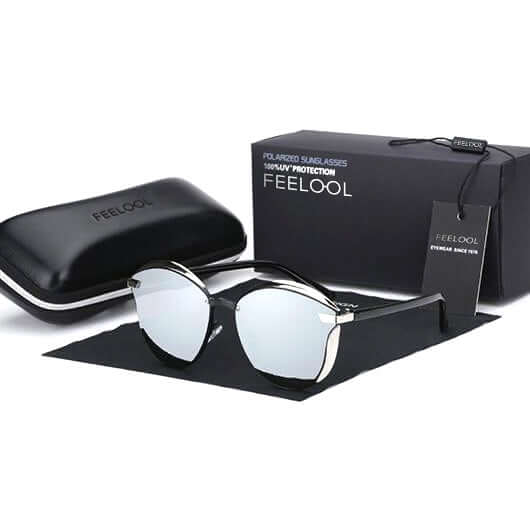 Gafas de sol para mujer estilo ojo de gato con protección UV400 y polarización