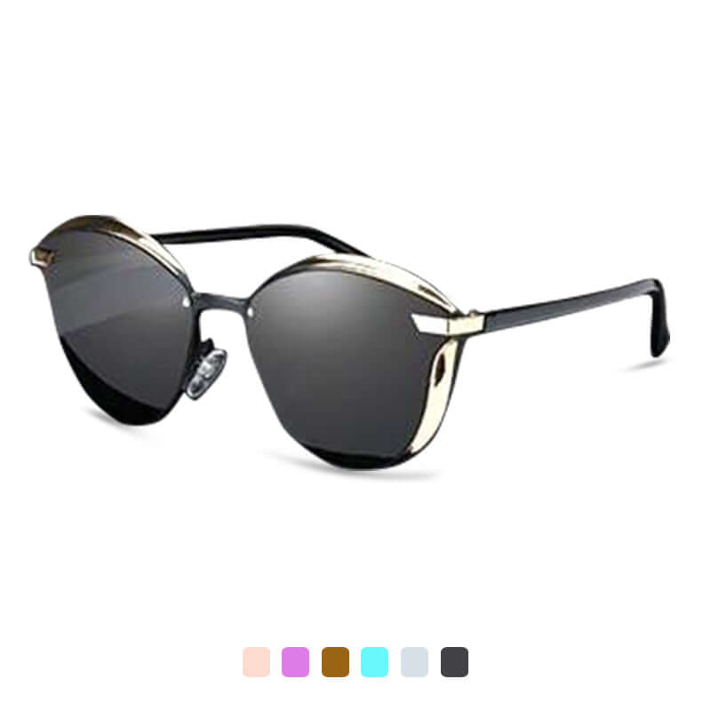 Gafas de sol para mujer estilo ojo de gato con protección UV400 y polarización
