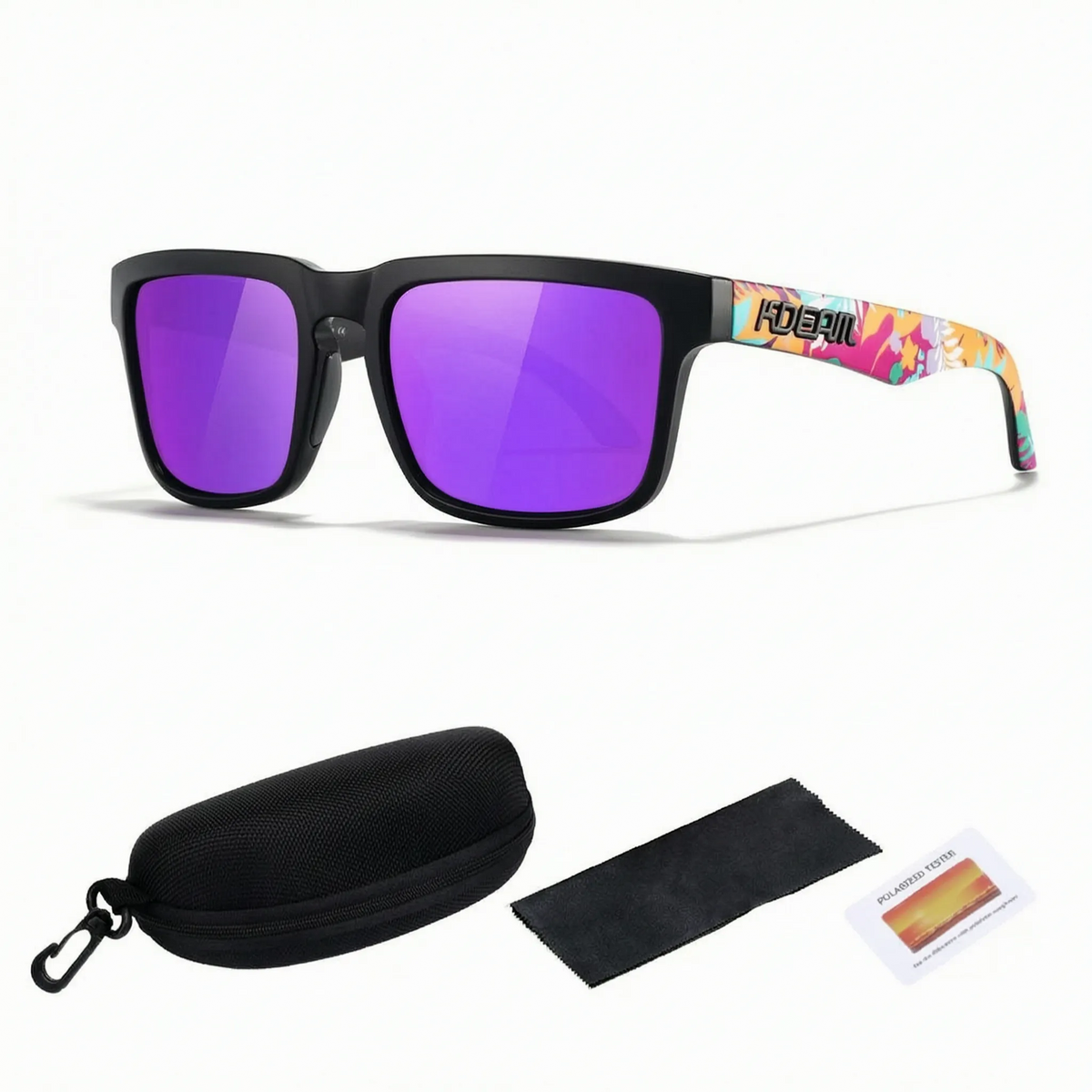 Gafas de sol polarizadas con montura cuadrada