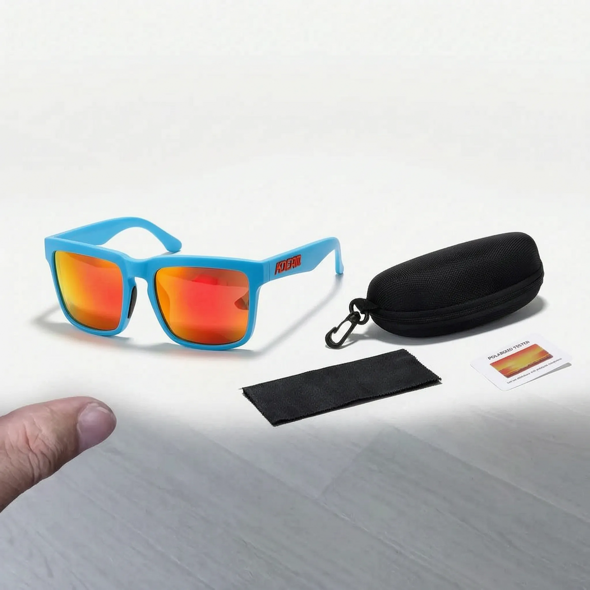 Gafas de sol polarizadas con montura cuadrada