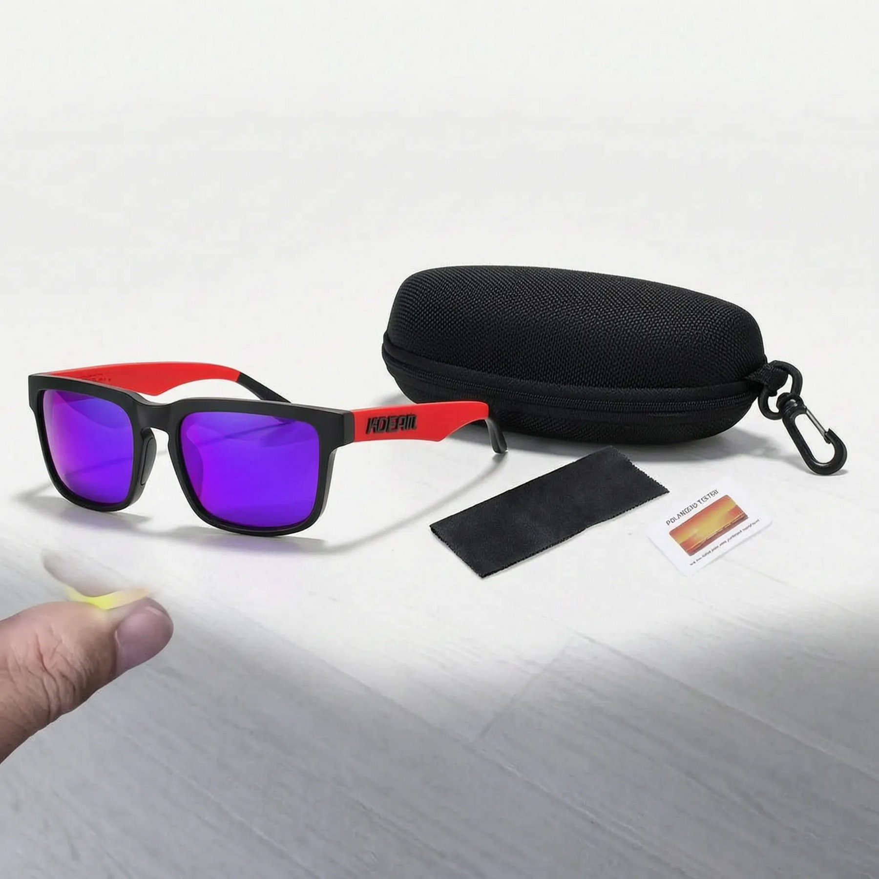 Gafas de sol polarizadas con montura cuadrada