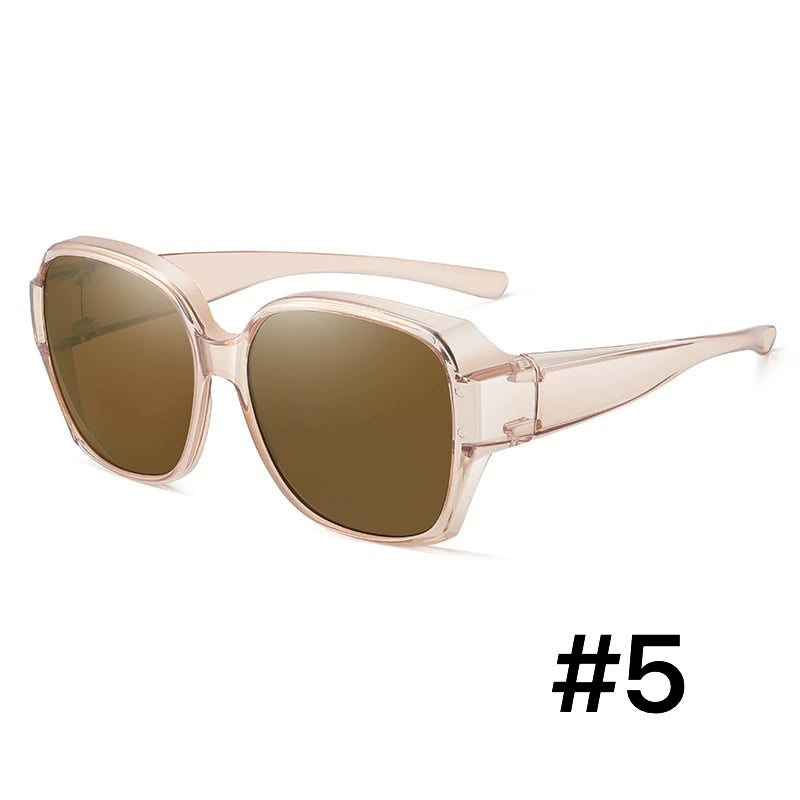 Gafas de sol polarizadas para poner sobre otras gafas con protección UV