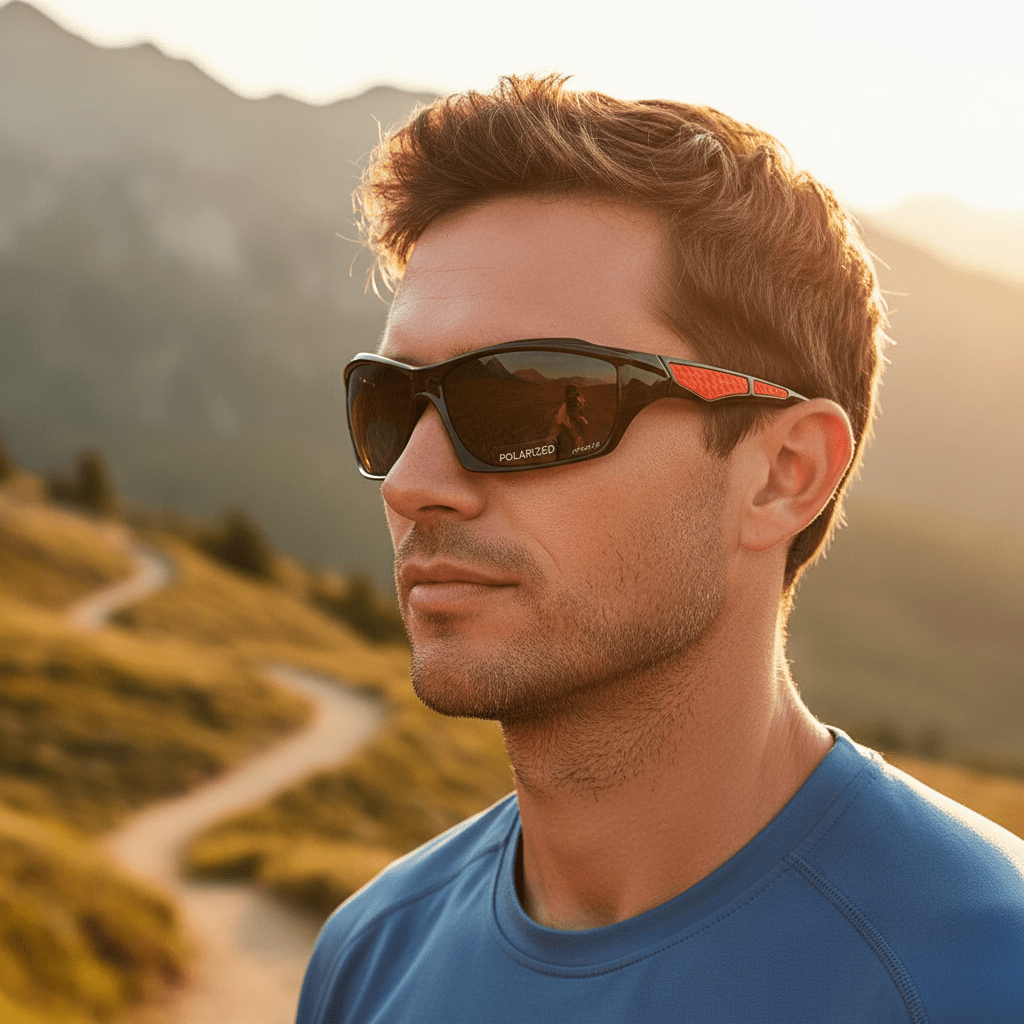 Gafas de sol polarizadas redondas con protección UV400