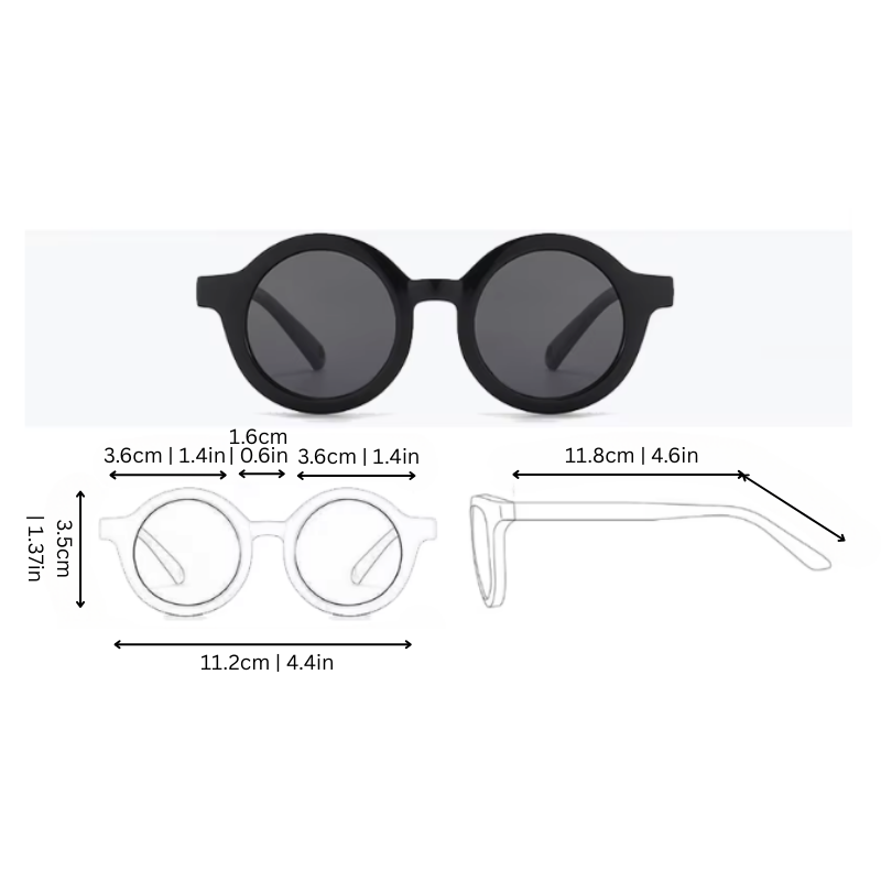 Gafas de sol polarizadas y flexibles de silicona para bebé