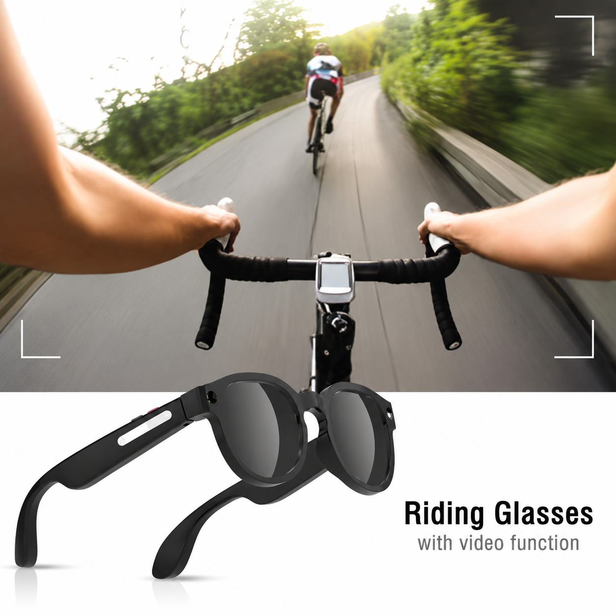 Gafas de vigilancia con grabación de vídeo 4K