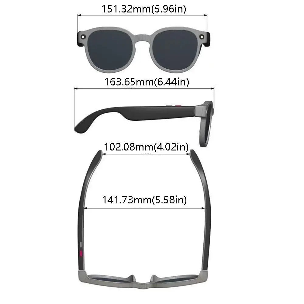 Gafas de vigilancia con grabación de vídeo 4K