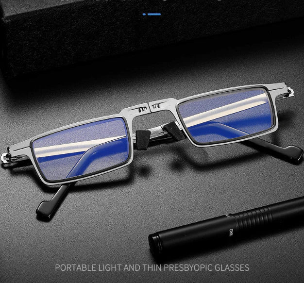 Gafas graduadas plegables de titanio
