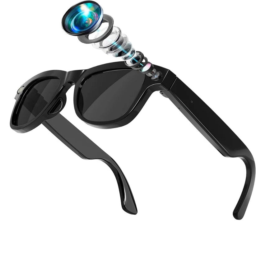 Gafas inteligentes con videocámara integrada y audio Bluetooth