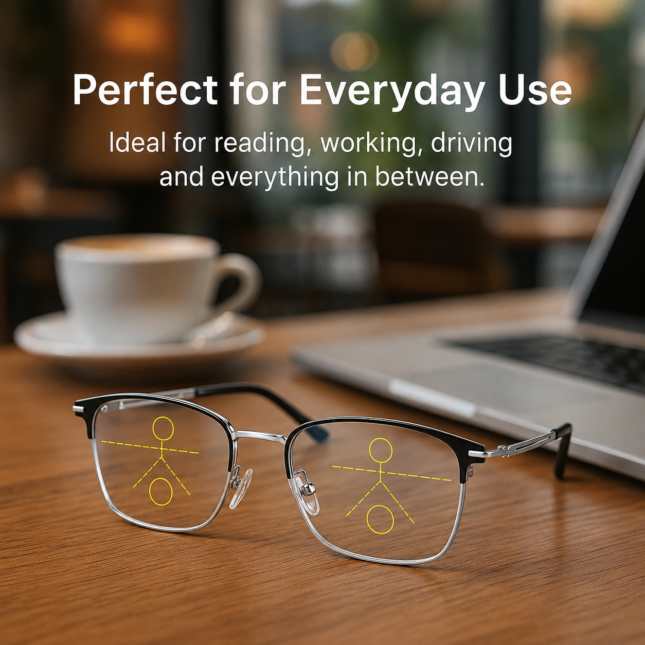 Gafas multifocales progresivas inteligentes alemanas