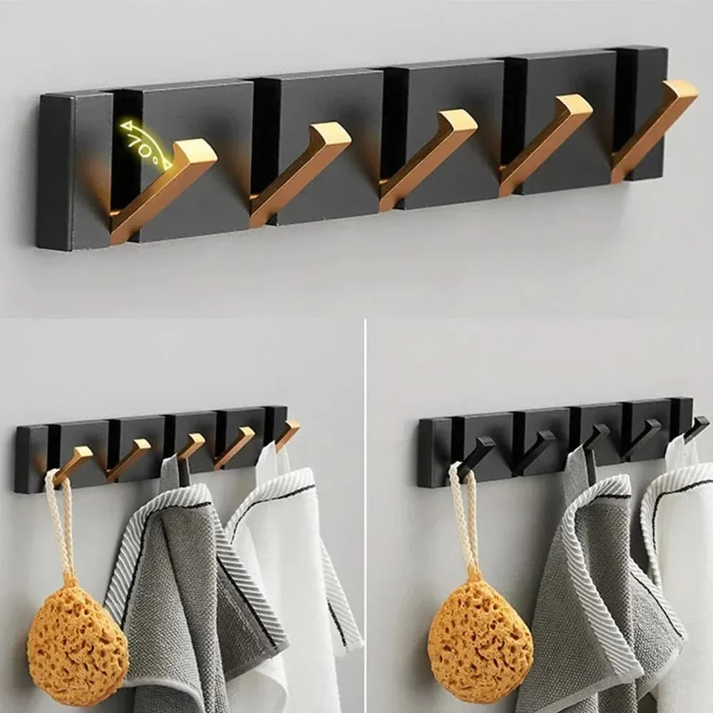 Gancho de Pared Plegable de Acero Inoxidable para Ahorrar Espacio
