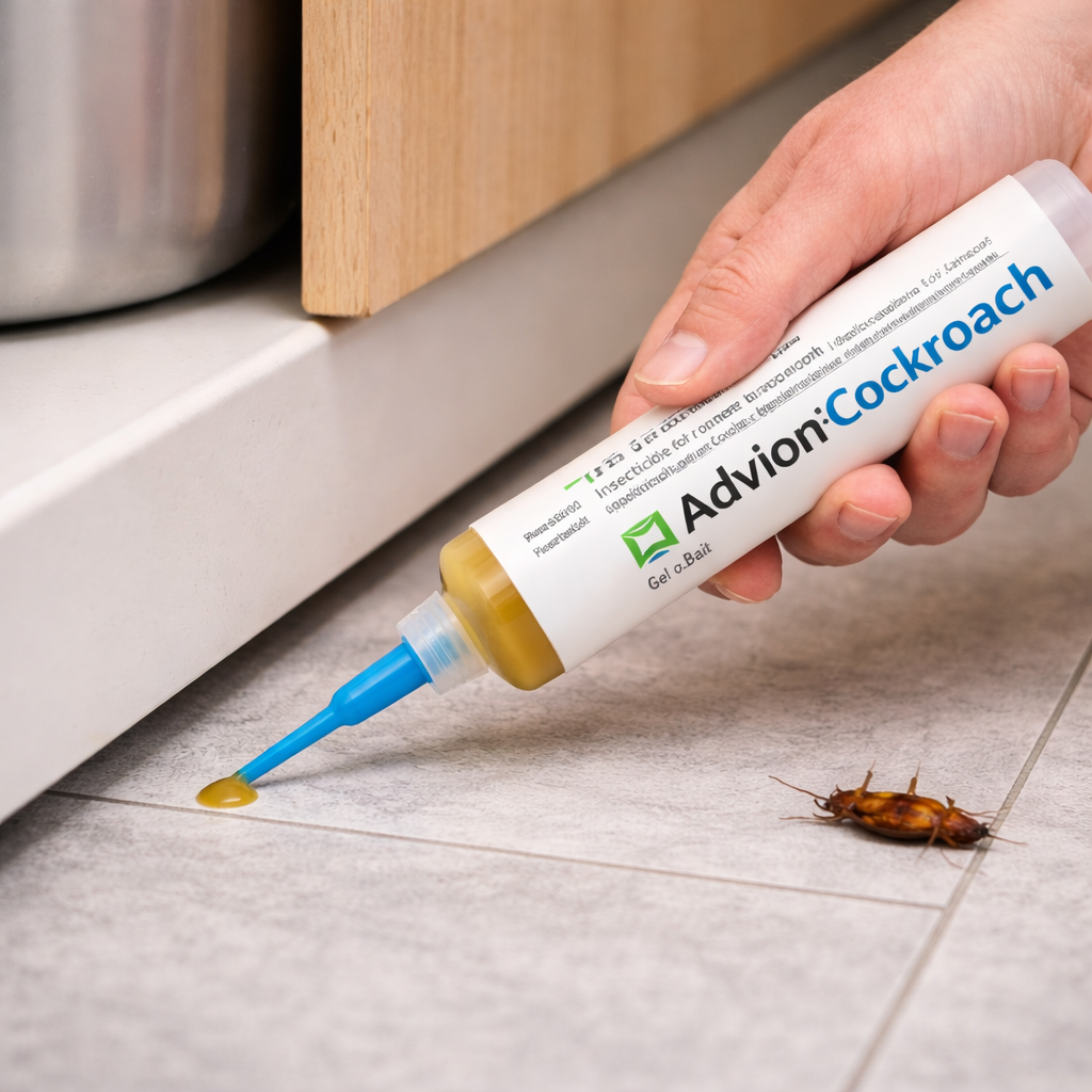 Gel Matacucarachas en Jeringa para Interiores, Exterminación Eficaz de Plagas