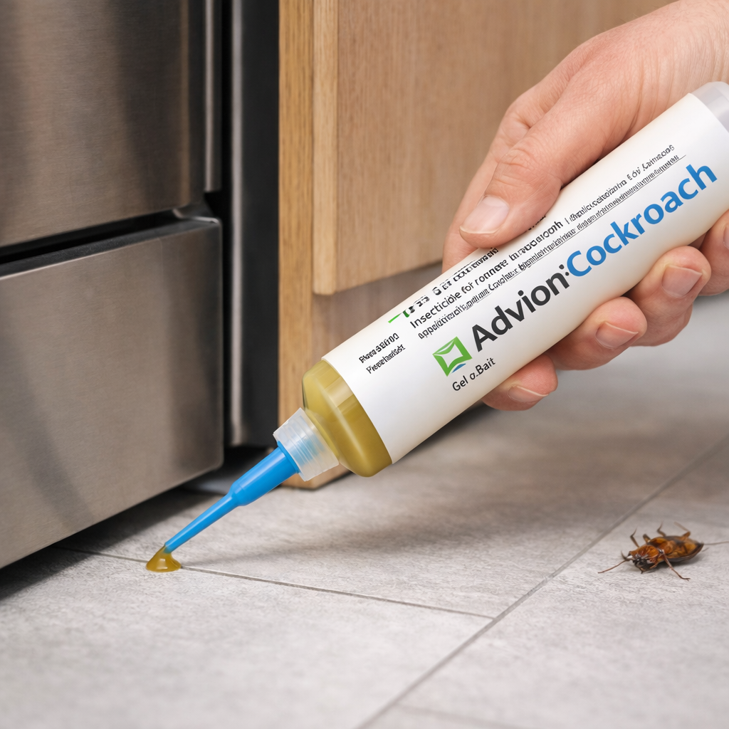 Gel Matacucarachas en Jeringa para Interiores, Exterminación Eficaz de Plagas