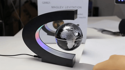 Globo terráqueo de levitación magnética