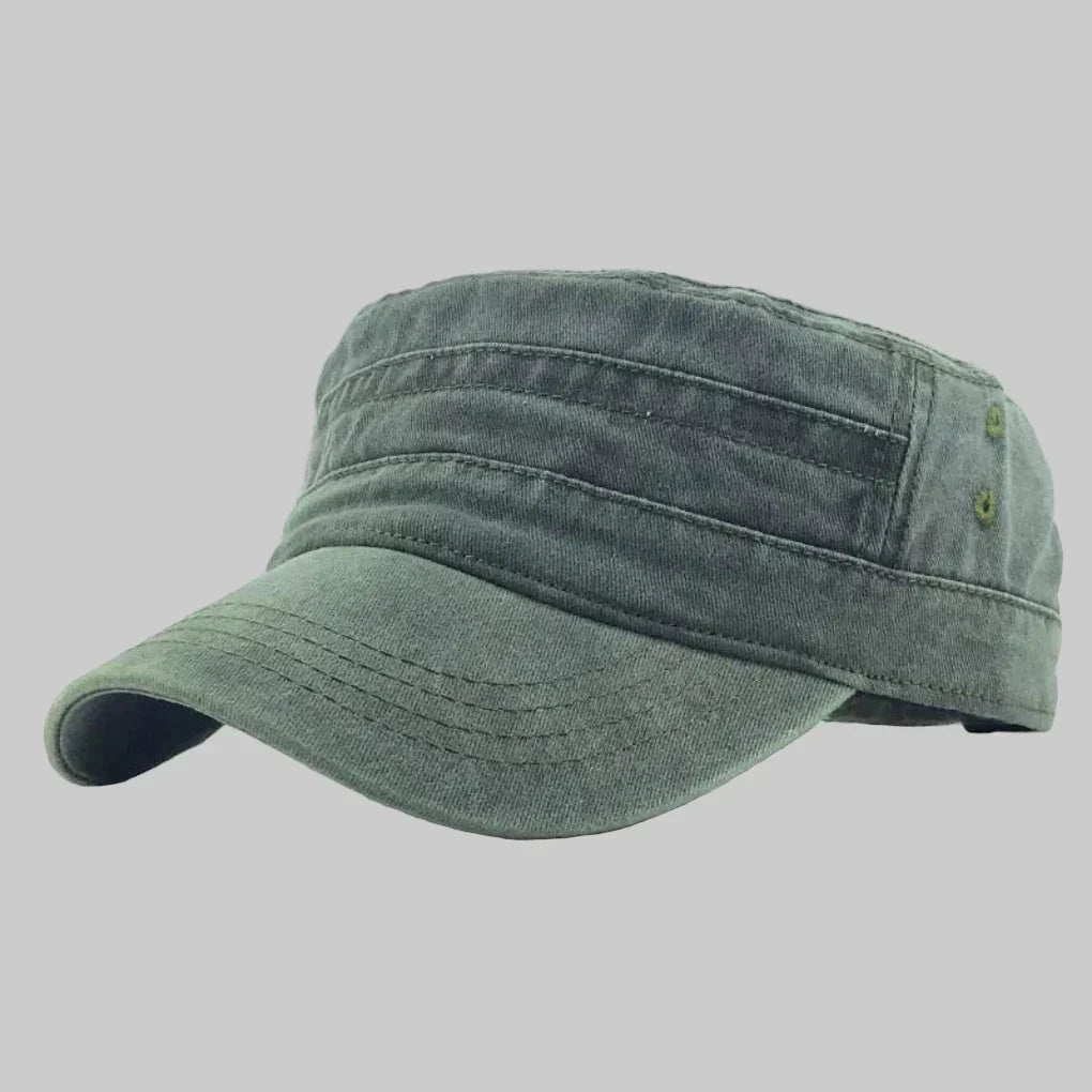 Gorra militar hombre estilo retro – Diseño clásico militar con detalles modernos