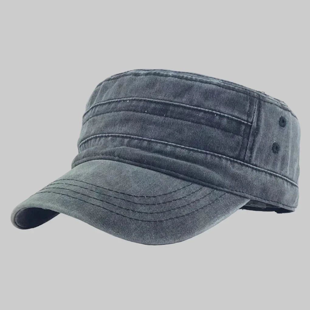 Gorra militar hombre estilo retro – Diseño clásico militar con detalles modernos