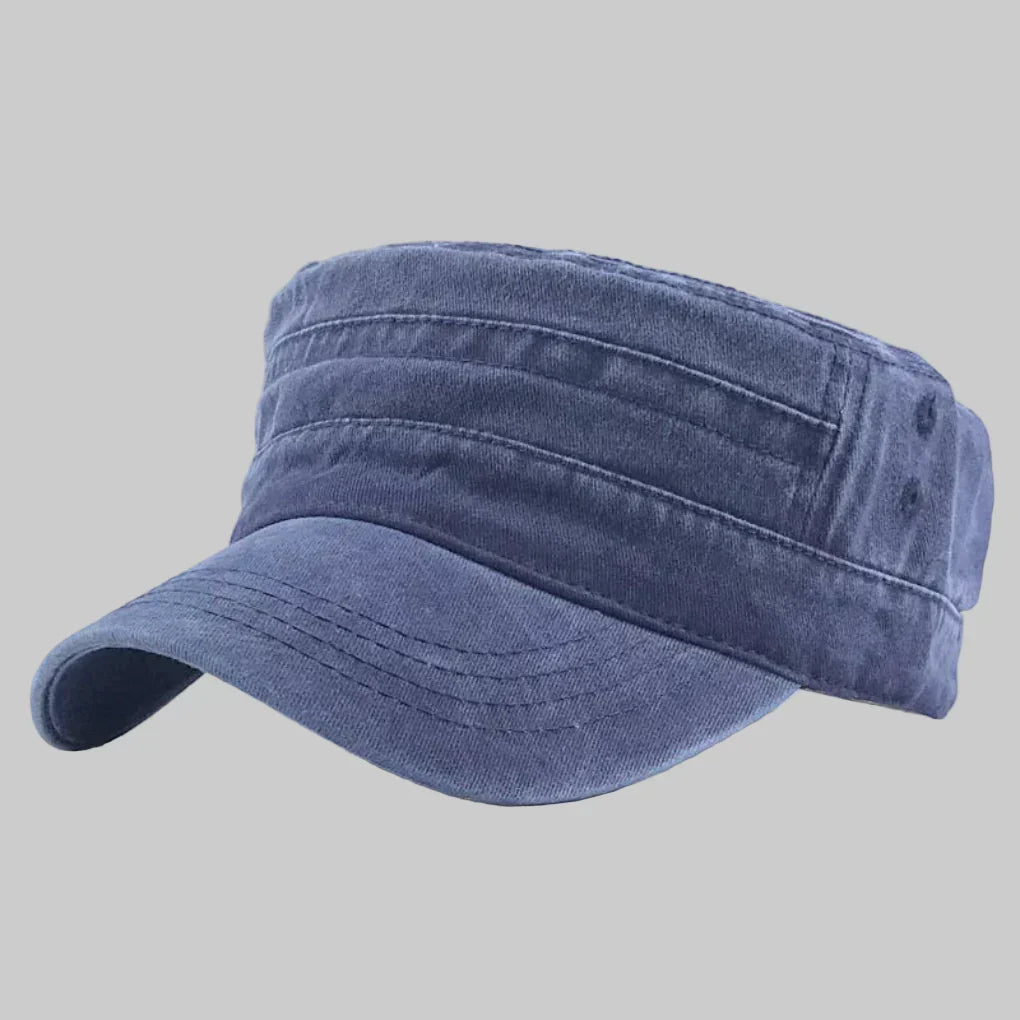 Gorra militar hombre estilo retro – Diseño clásico militar con detalles modernos