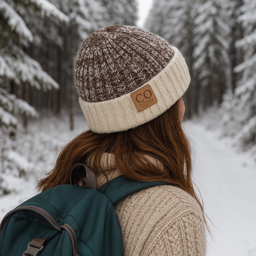 Gorro de punto FrostWeave