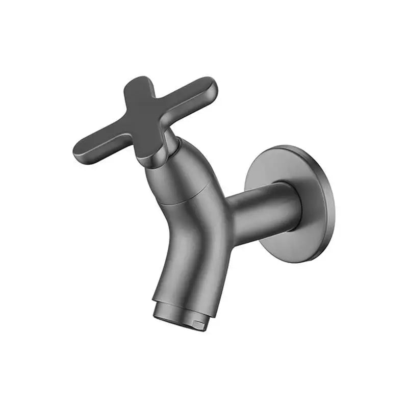 Grifo de agua fría de pared en latón macizo