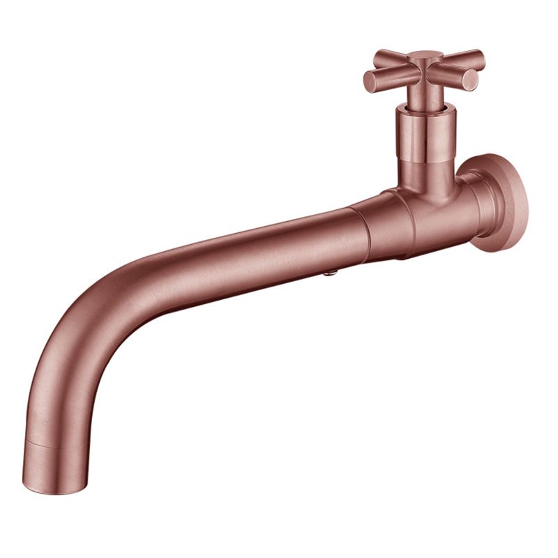 Grifo de baño de pared moderno de acero inoxidable con caño giratorio y monomando – Diseño elegante