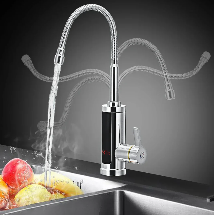 Grifo eléctrico de agua caliente de 3000 W - Agua caliente instantánea para cocina