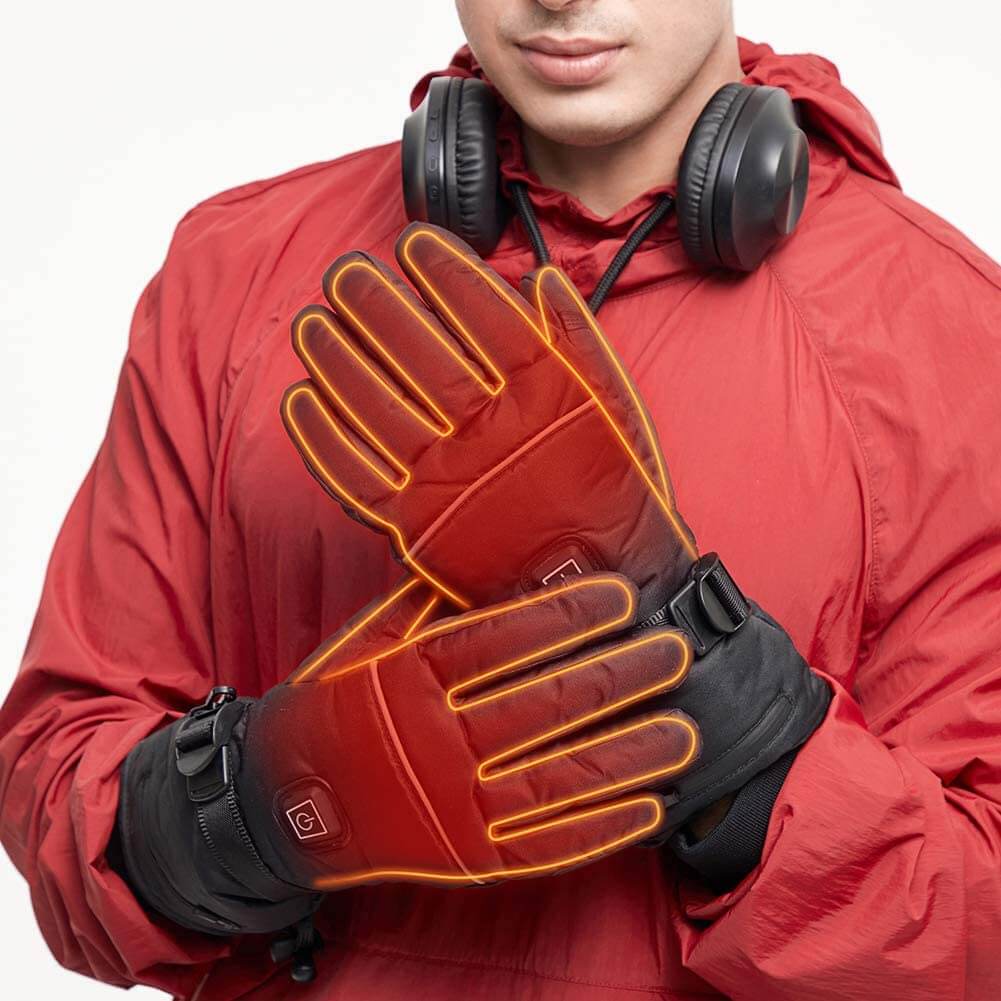 Guantes calefactables eléctricos