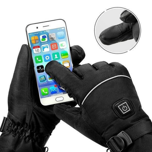 Guantes calefactables eléctricos