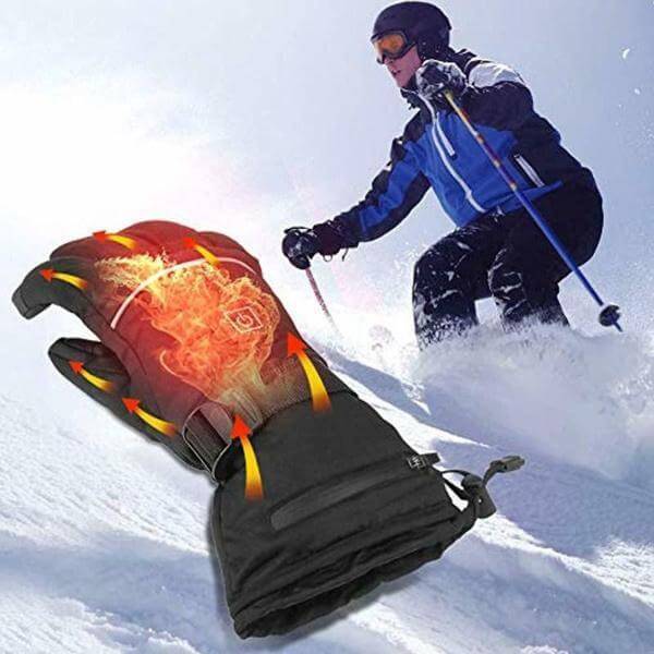 Guantes calefactables eléctricos