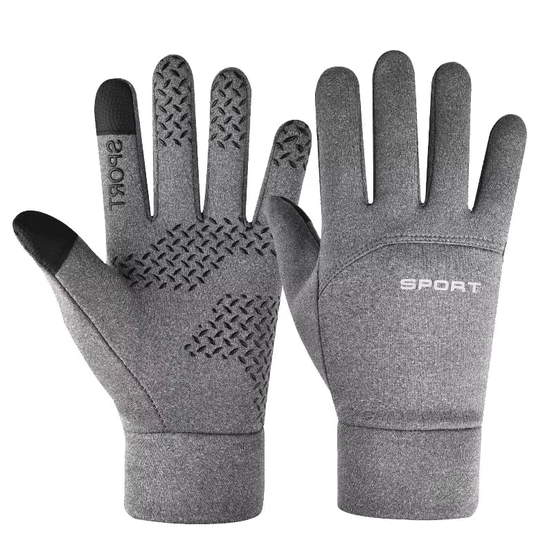 Guantes de ciclismo térmicos e impermeables