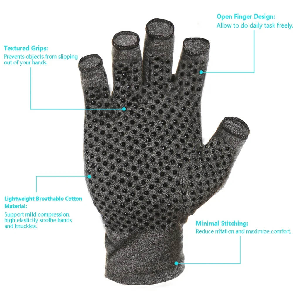 Guantes de compresión para la artritis