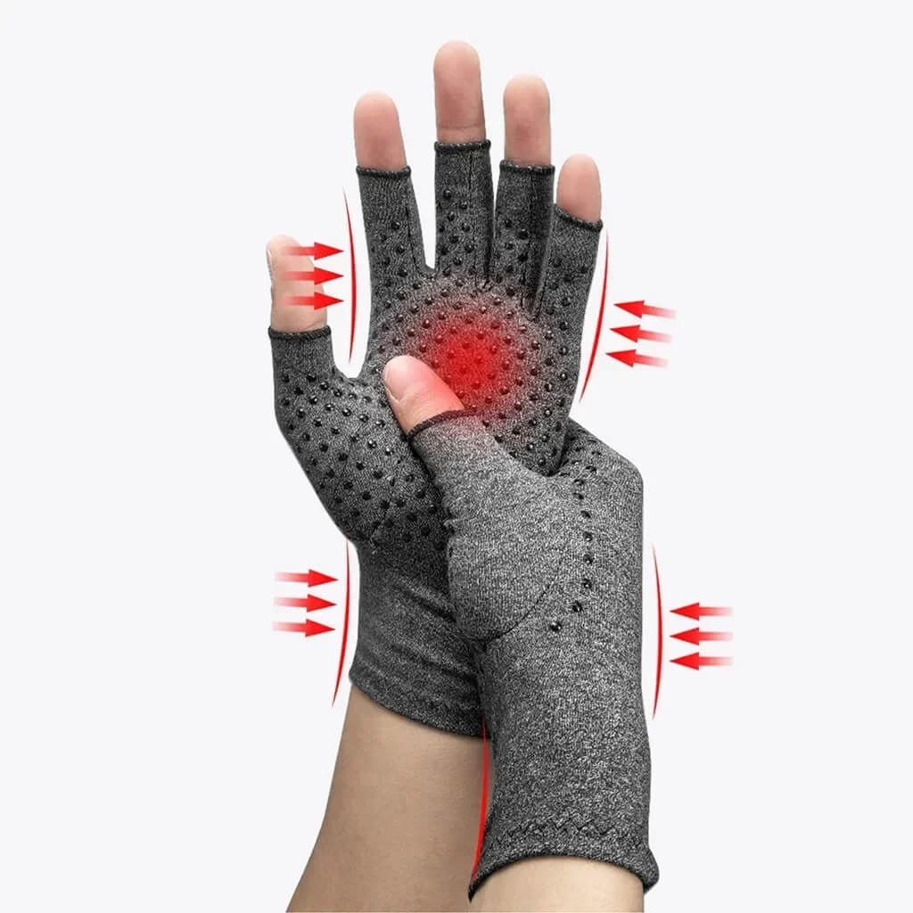 Guantes de compresión para la artritis