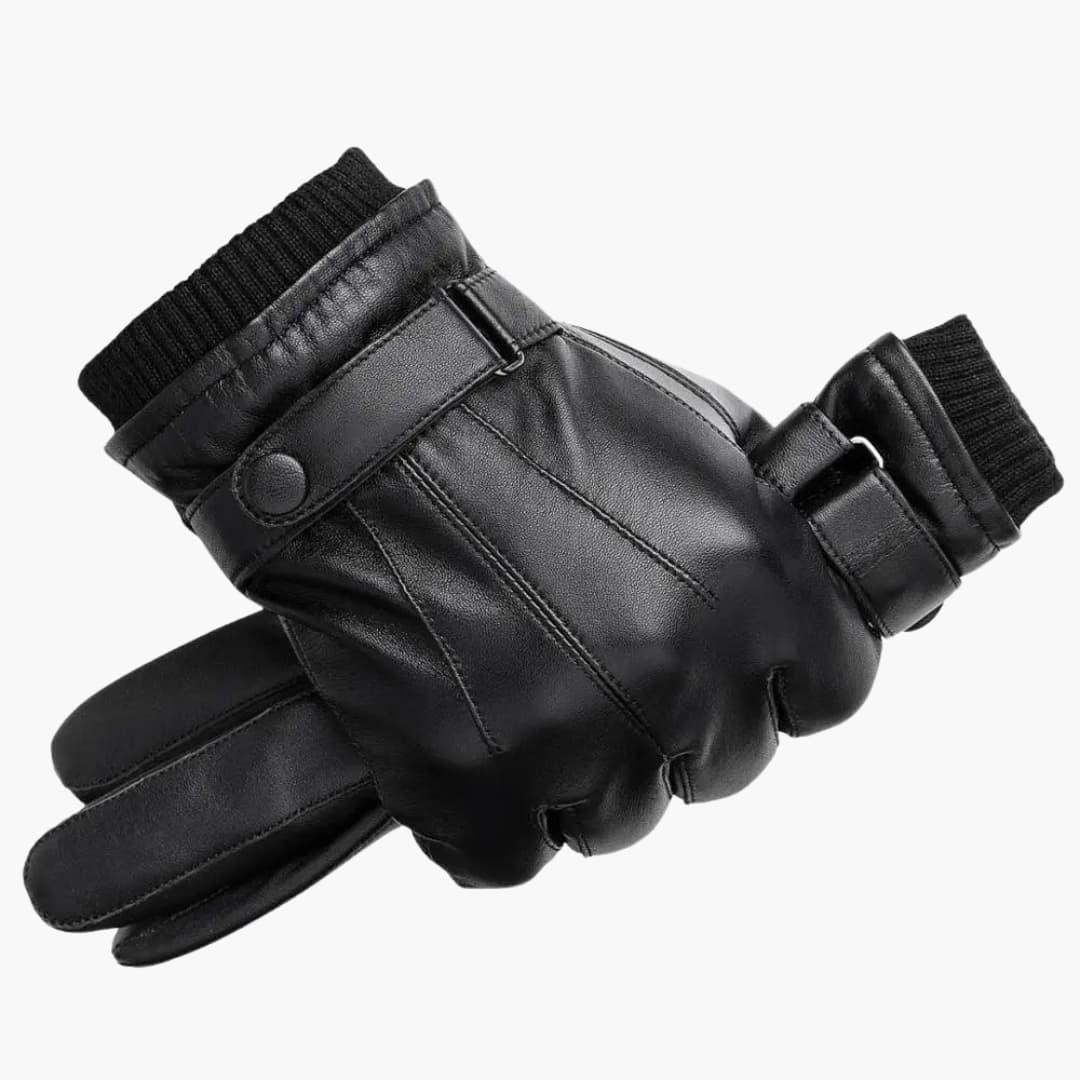 Guantes de cuero para hombre – Guantes de invierno cálidos para hombre