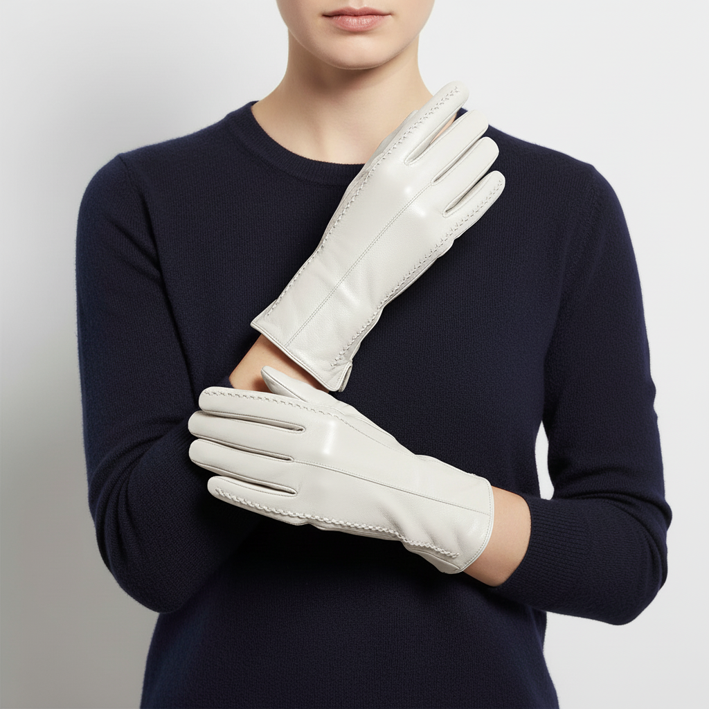 Guantes de invierno para mujer con forro suave y ajuste estilizado