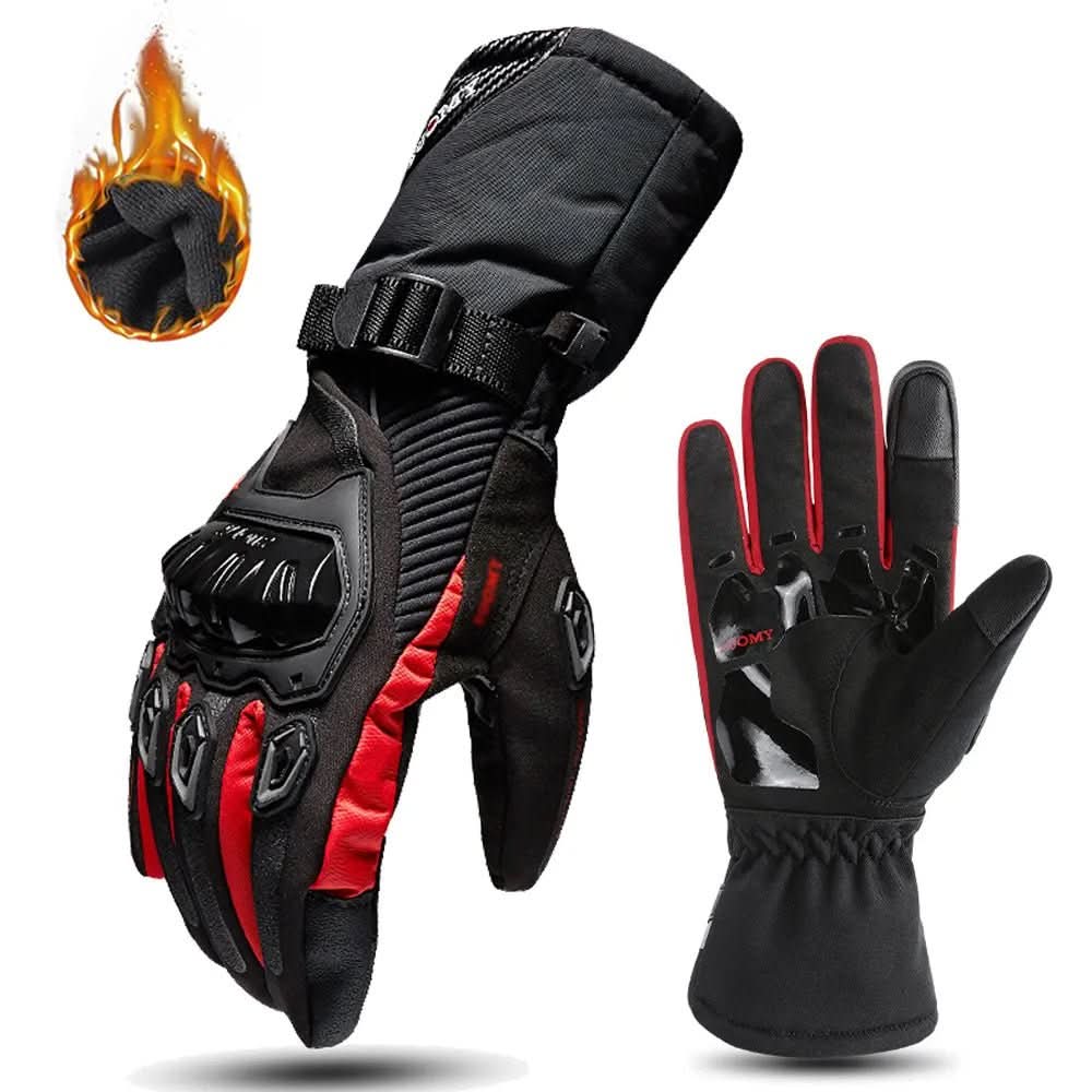 Guantes de moto impermeables y térmicos para trayectos de invierno