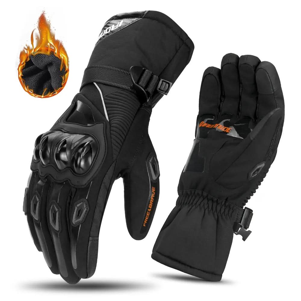 Guantes de moto impermeables y térmicos para trayectos de invierno