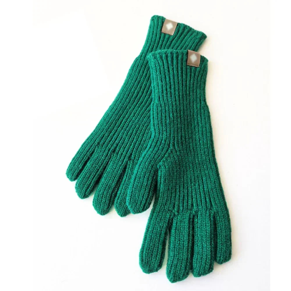 Guantes de punto casuales para mujer